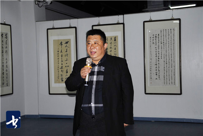 王万强佛言禅语书法展在天津美术网艺术馆举行